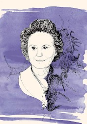 Ľudmila Pajdušáková, knižná ilustrácia, perokresba a grafika, A4, 2020